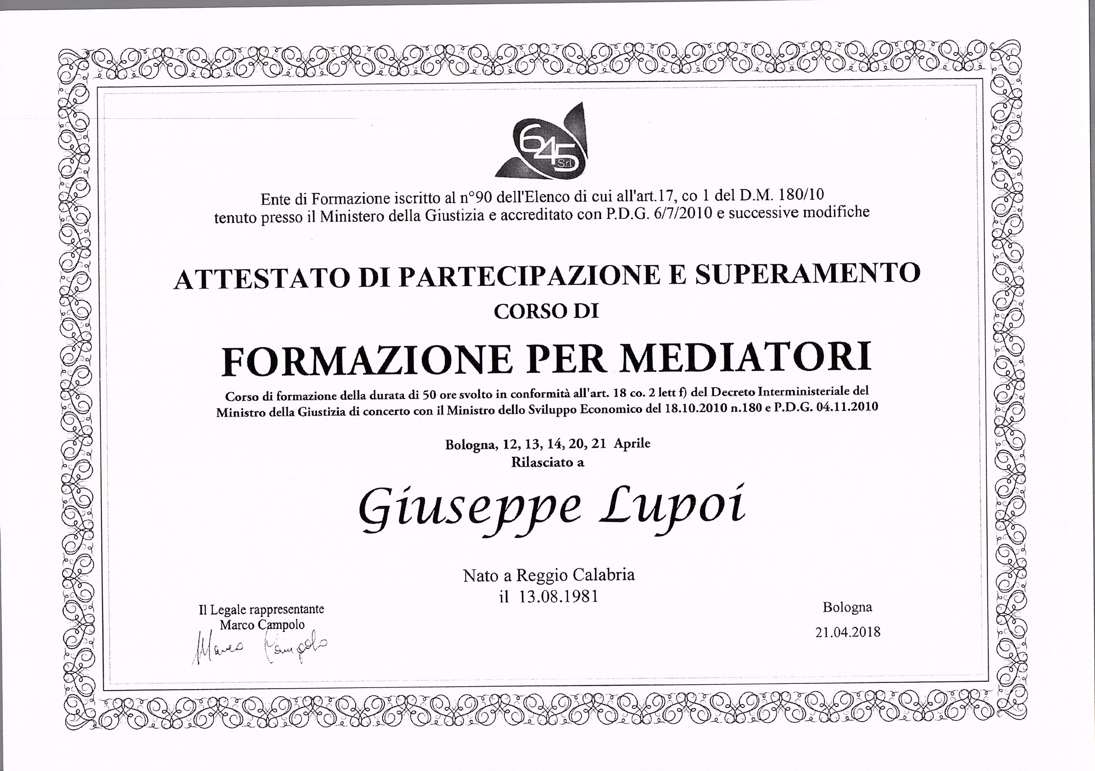 medioatore formqato foto